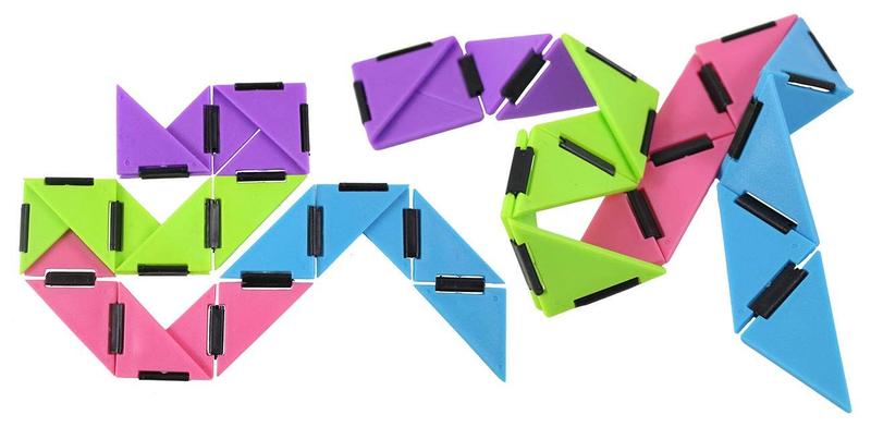 Imagem de Bolsas Fidget Toy Curious Minds Busy Infinity Triangle x2