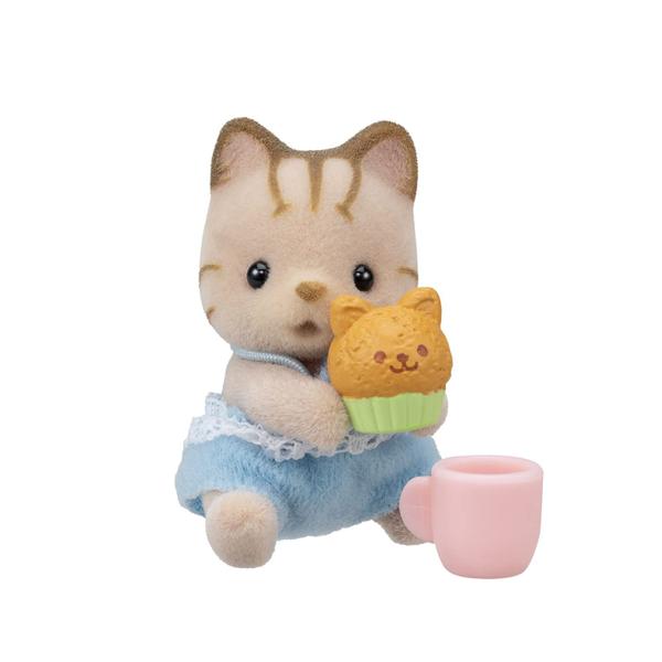 Imagem de Bolsas para cegos da série Calico Critters Baby Treats com boneca e acessórios