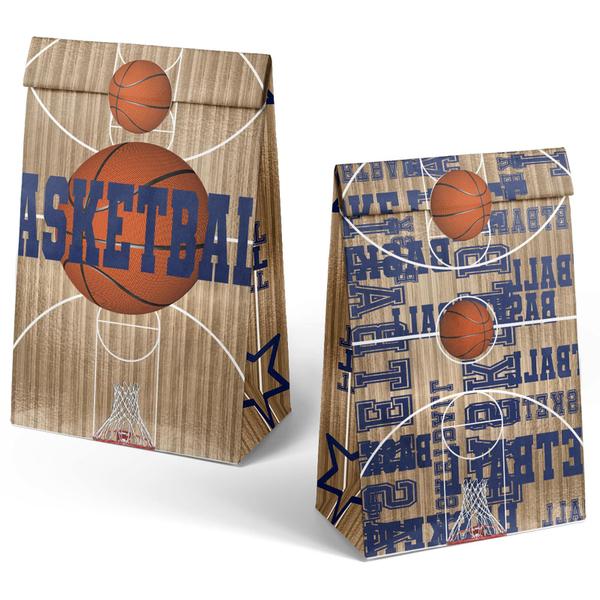 Imagem de Bolsas Party Favor Bags Outego 24 Basketball para crianças e aniversário