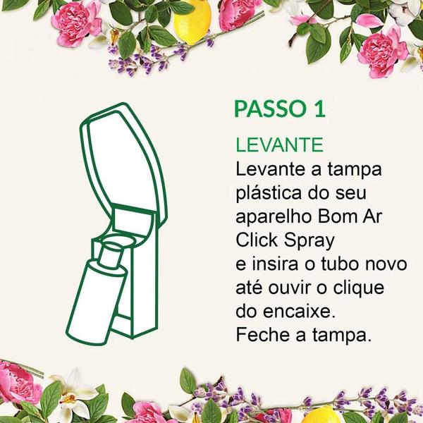 Imagem de Bom Ar Click Spray Campos De Lavanda Kit 3