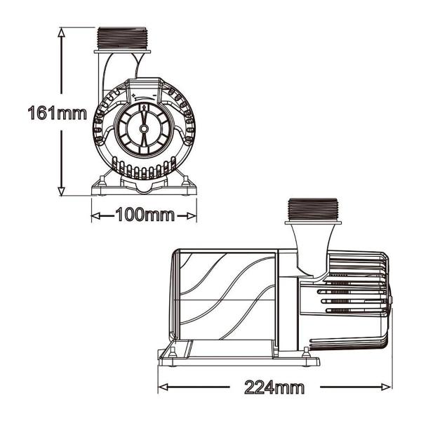 Imagem de Bomba Boyu Eco Xl 5000T Interna E Externa 5000L/H Para Lagos