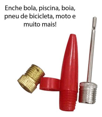 Imagem de Bomba Com Pedal E Manômetro Pneu Moto, Carro, Bicicleta,bola