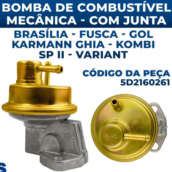 Imagem de Bomba Combustível Mecânica Fusca Kombi Brasilia 1.3 1.5 1.6