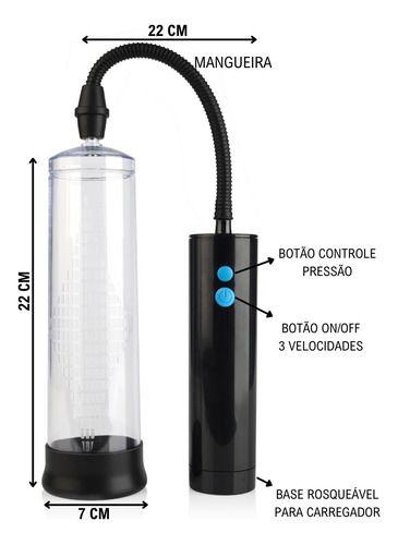 Imagem de Bomba Crescimento Desenvolvedora Elétrica Recarregável Multivelocidade Sucção