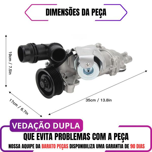 Imagem de Bomba D'água Mercedes C180 1.6 16v 2018 2019 2020 Motor M274