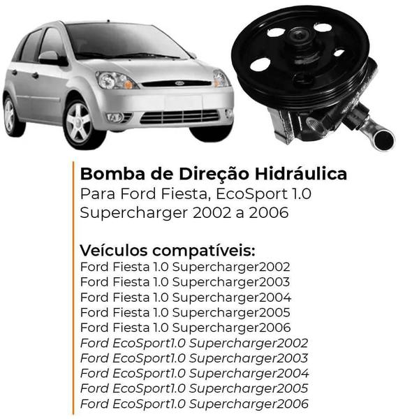 Imagem de Bomba Da Direção Hidráulica Ford Fiesta Eco Sport 1.0