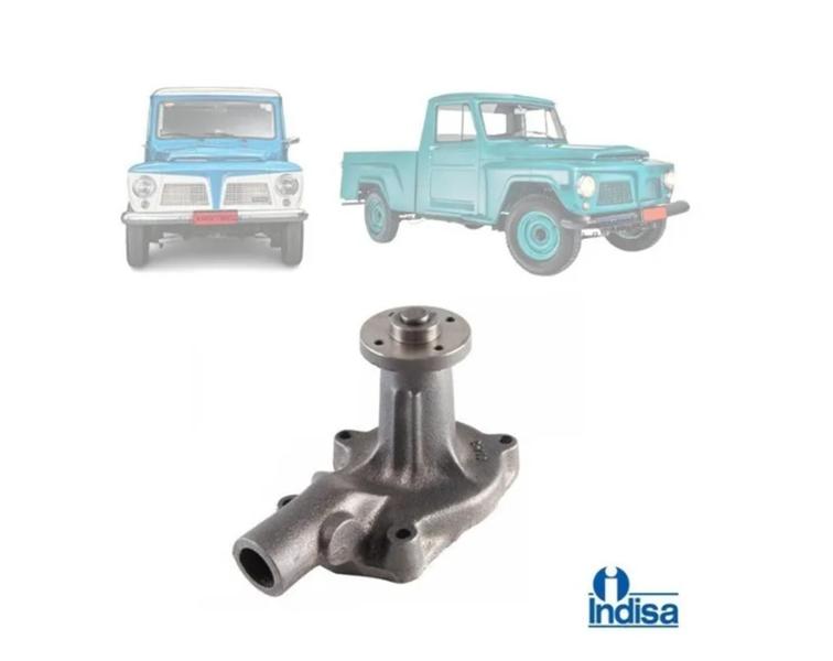 Imagem de Bomba Dagua Ford F75 Rural Itamarati Jeep Willys 6cc    Indisa  204002   36469