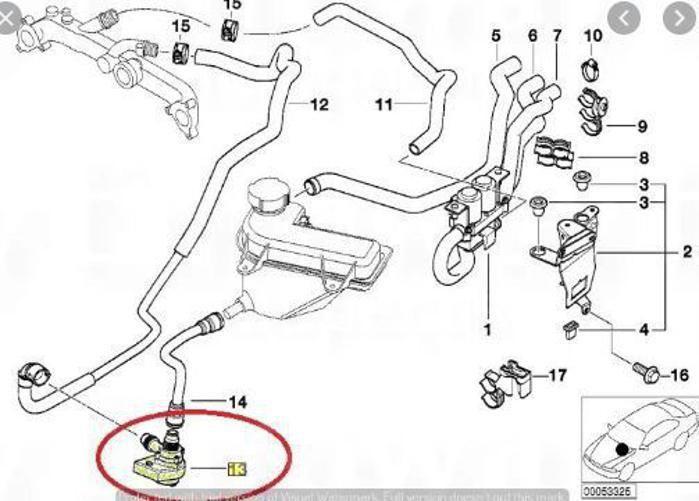 Imagem de Bomba De Agua Auxiliar Bmw X5 3.0 4.8 E 4.4 V8 De 2000 2006