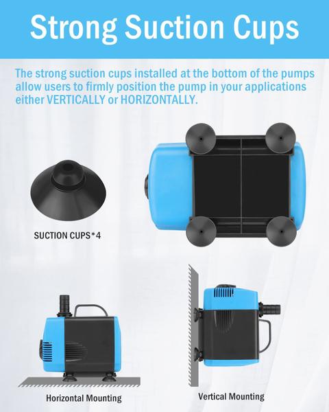 Imagem de Bomba de água para aquário AquaMiracle 3800L/H (1000GPH) 55W