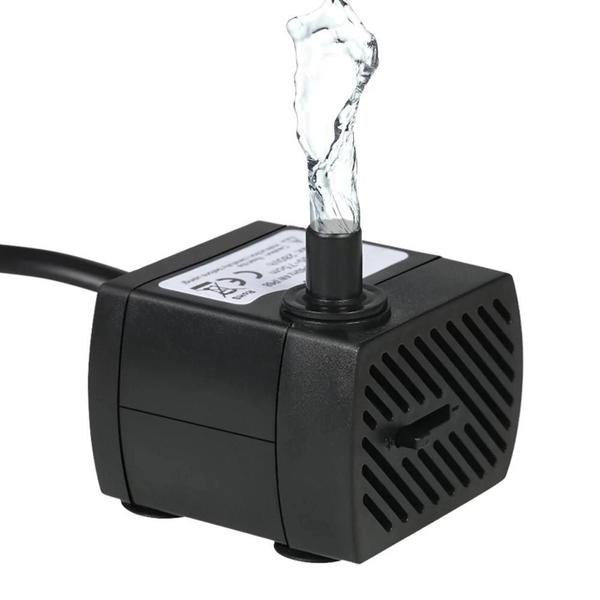 Imagem de Bomba de Água Submersível 3W 220V com Plugue UE - Aquário, Filtro e Fonte para Tanque de Peixes