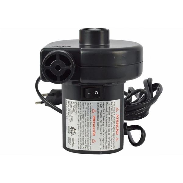 Bomba de Ar Eletrica Inflador para Colchao e Inflaveis 110v Nautika Imagem de Bomba de Ar Eletrica Inflador para Colchao e Inflaveis 110v Nautika