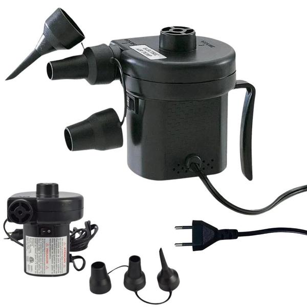 Bomba de Ar Eletrica Inflador para Colchao e Inflaveis 110v Nautika Imagem de Bomba de Ar Eletrica Inflador para Colchao e Inflaveis 110v Nautika