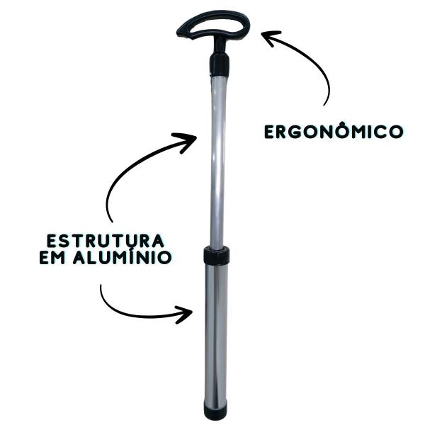 Imagem de Bomba De Ar Encher Bola Futebol Pneu Bike Bicos Adicionais