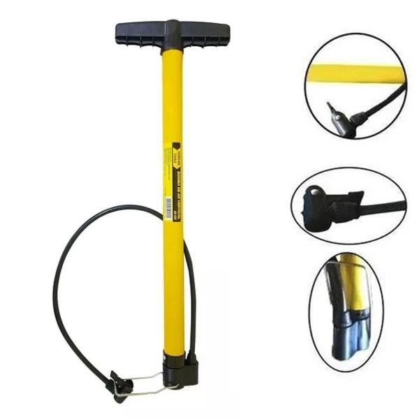 Bomba De Ar Encher Pneu Bike Bicicleta Balão Moto Bola - Profield