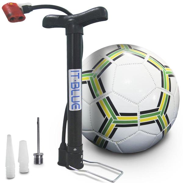 Imagem de Bomba De Ar Encher Pneu Bike Bicicleta Moto Bola Balão Forte - IT-BLUE