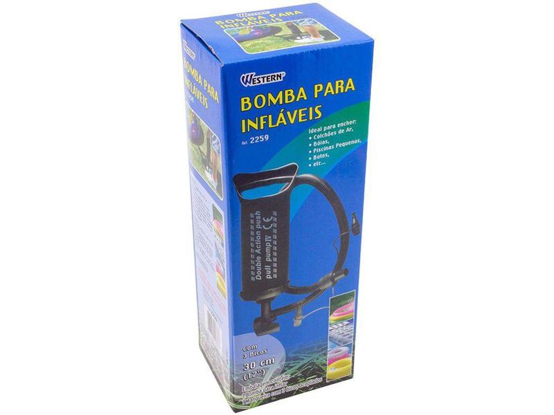 Imagem de Bomba de Ar Manual Portátil para Bicicleta Western