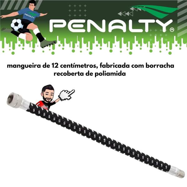 Imagem de Bomba de Ar Para Bola E Encher Pneu de Bicicleta Com dois Bicos de Bomba Penalty SAC