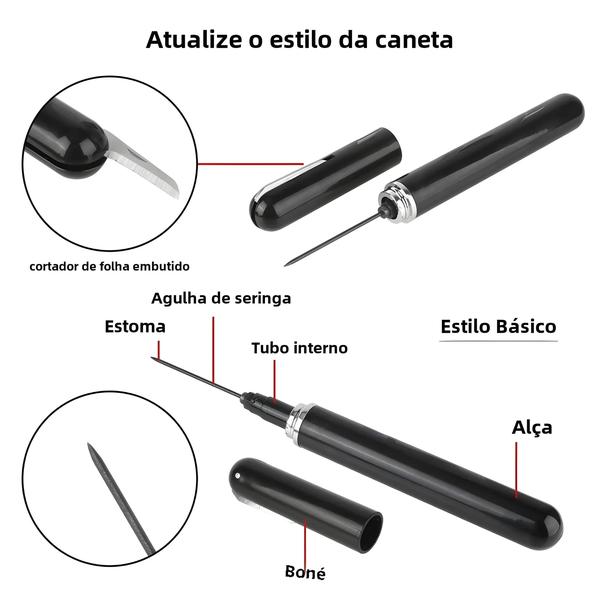 Imagem de Bomba de Ar Portátil de Aço Inoxidável - Saca-rolhas e Abridor de Garrafas