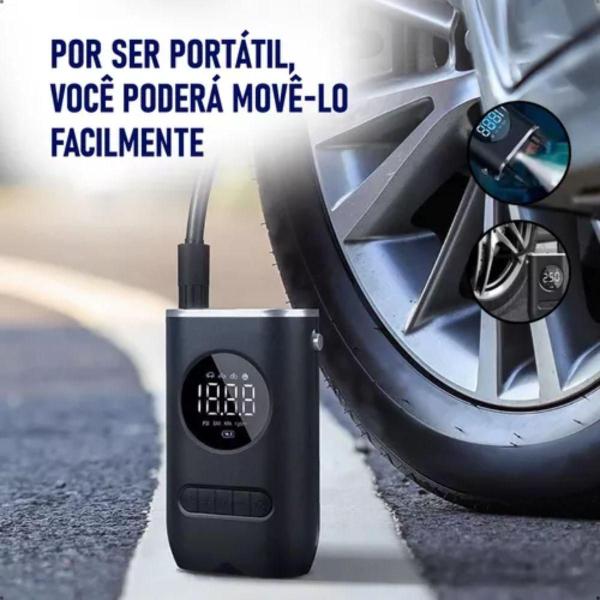 Imagem de Bomba de Ar Portátil Original para Pneus de Moto