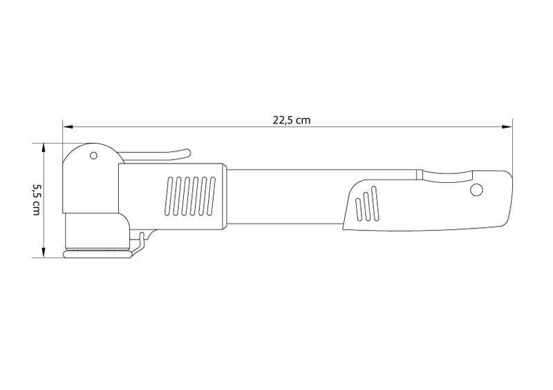 Imagem de Bomba de ar portatil p/ bicicleta tramontina