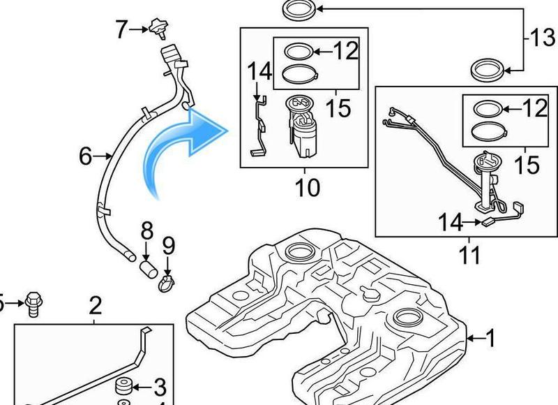 Imagem de Bomba De Combustivel Bmw X5 E X6 3.0 L6 Gasolina - Direito