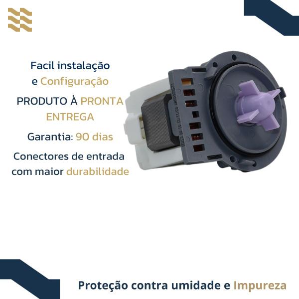 Imagem de Bomba de drenagem lg wd1316 wd1316ad7 eau61383503 original 