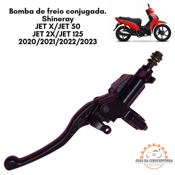 Imagem de Bomba De Freio Conjugado Shineray Jet 2020-2023 Completo  Shineray Jet 125X 2020 em diante