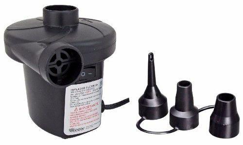 Bomba de Inflar Elétrica Western 220v Inflador para colchão piscina bote bóia pula pula Imagem de Bomba de Inflar Elétrica Western 220v Inflador para colchão piscina bote bóia pula pula