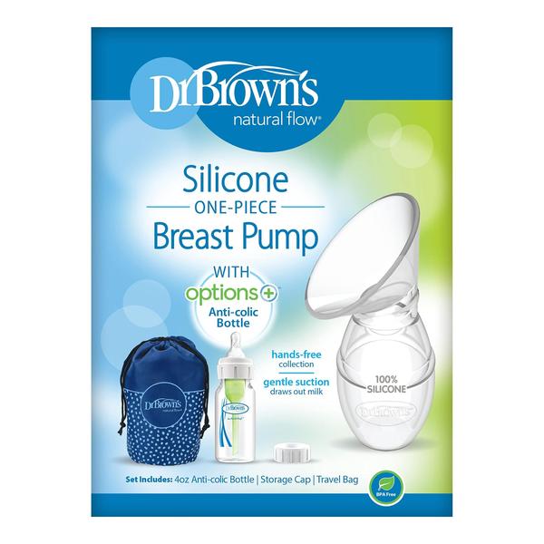 Imagem de Bomba de Mama Dr. Brown's em Silicone - com Mamadeira de 120ml