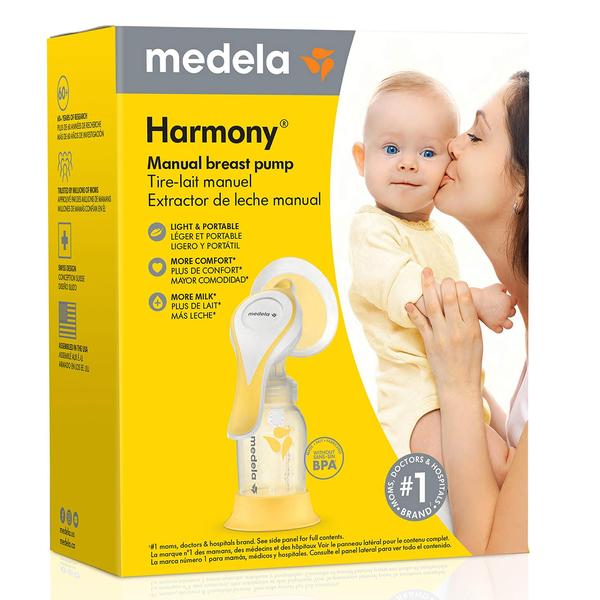 Imagem de Bomba de mama Medela Harmony Manual com frasco Flex Shields de 150 ml