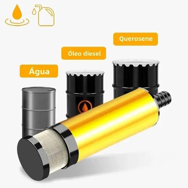 Imagem de Bomba de Óleo Elétrica 12V/24V (51mm/38mm) - Bomba de Transferência Submersível