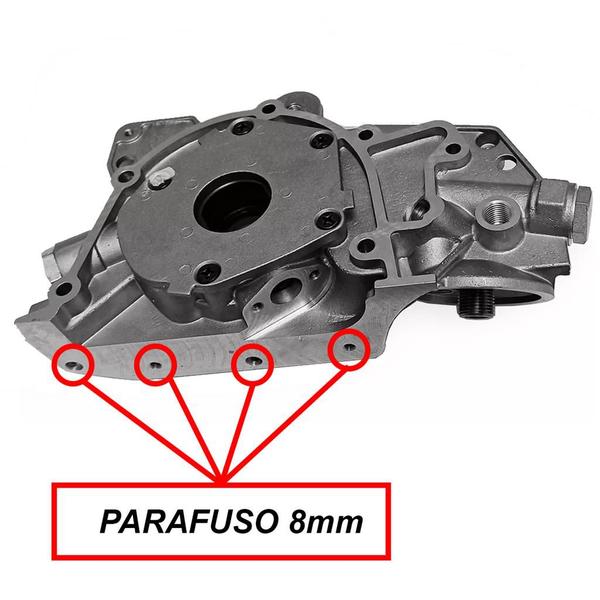 Imagem de Bomba de oleo gm blazer astra omega kadett zafira 1.8 2.0 2.2 8v 8mm