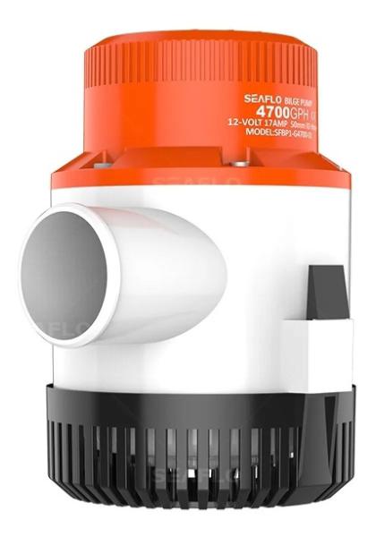 Bomba De Porão 4700gph Seaflo - 17790lph - 24v Barco Lancha Imagem de Bomba De Porão 4700gph Seaflo - 17790lph - 24v Barco Lancha