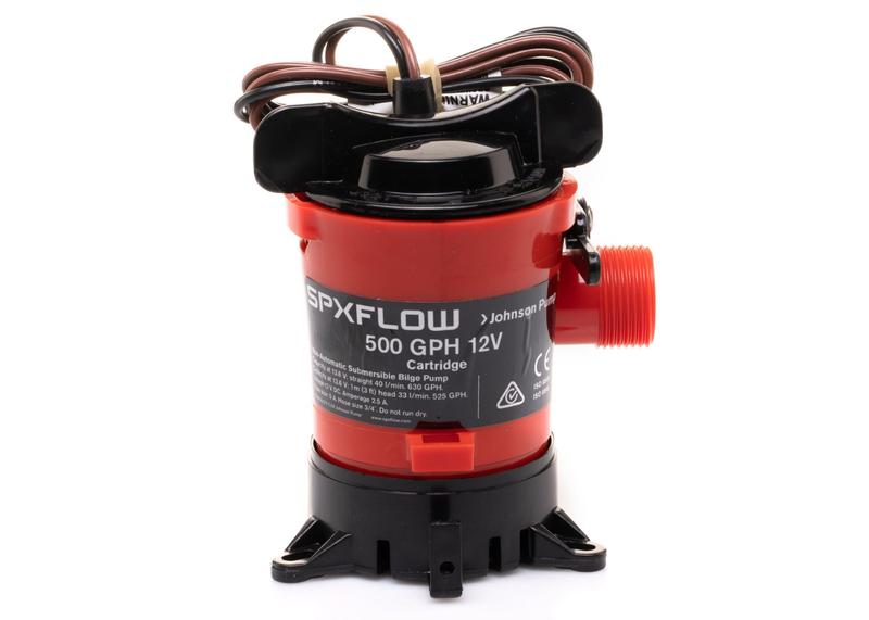 Imagem de Bomba de Porão 500GPH Johnson Pump 12V 2400 l/h