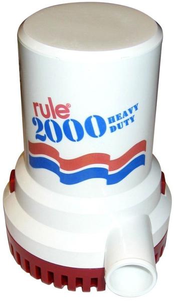 Bomba De Porão Rule 2000 Gph 24 Volts Original Lancha Barco - Abrolhos Náutica Imagem de Bomba De Porão Rule 2000 Gph 24 Volts Original Lancha Barco