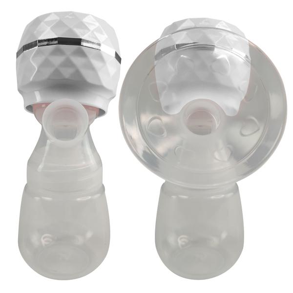 Imagem de Bomba de Tirar Leite Materno Extratora Bateria Amamentação USB Recarregavel Eletrica Mamadeira Portatil Massagem