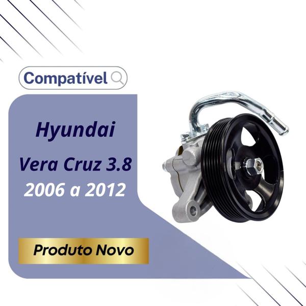 Imagem de Bomba Direção Hidráulica Hyundai Vera Cruz 3.8 V6 2006-2012