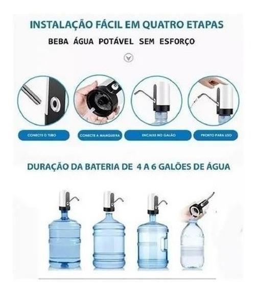 Imagem de Bomba Elétrica Automática Bebedouro Galão Água Recarregável