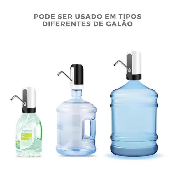 Imagem de Bomba Elétrica De Galão Universal Com Carregamento USB Para Galão Water Pumps