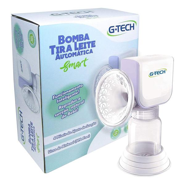 Bomba Elétrica Extratora de Leite Materno 4 Níveis de Sucção G-Tech Imagem de Bomba Elétrica Extratora de Leite Materno 4 Níveis de Sucção G-Tech