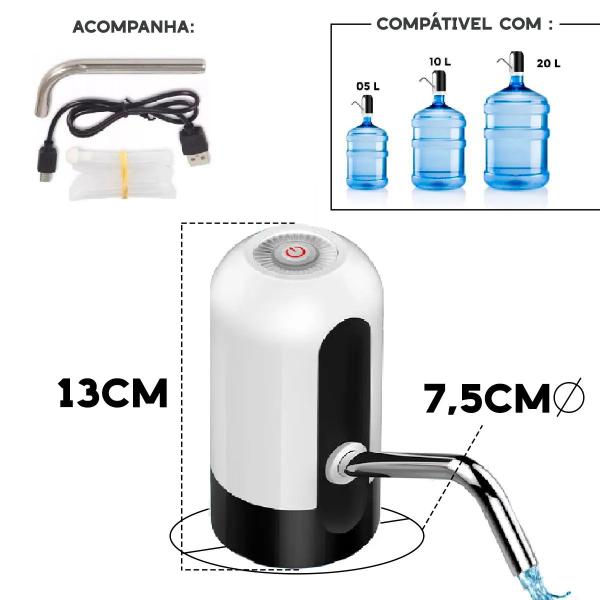 Imagem de Bomba Elétrica Para Galão De Água Mineral De Ate 20 LT