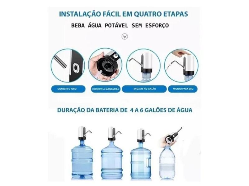 Imagem de Bomba Elétrica Universal Para Galão Garrafão Bebedouro