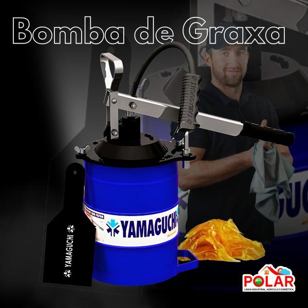 Imagem de Bomba Graxa 7kg Yamaguchi Modelo 209 Disco Raspador Graxeira