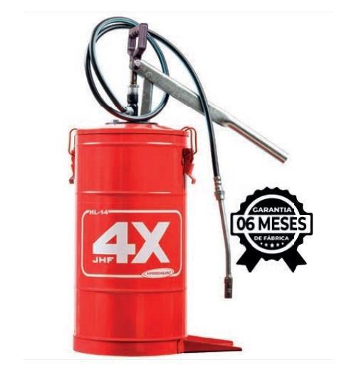 Imagem de Bomba Graxa Manual Engraxaderia 14kg - Hydronlubz HL-14