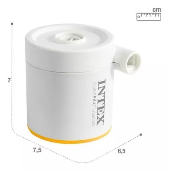 Imagem de Bomba Infladora Elétrica Mini Intex Quickfill 150 Usb 2 B