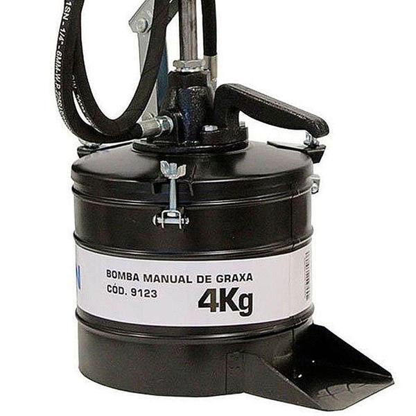 Imagem de Bomba Manual Tipo Alavanca Para Graxa Capacidade 4kg Bremen