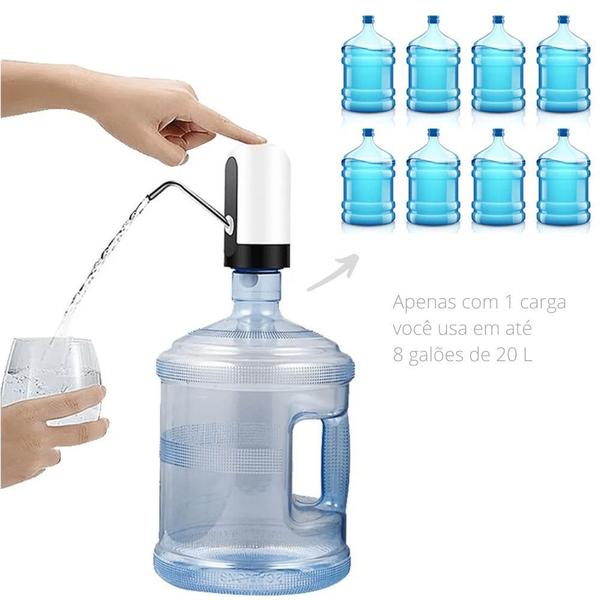 Imagem de Bomba Para Galão De Agua Elétrica - Recarregável