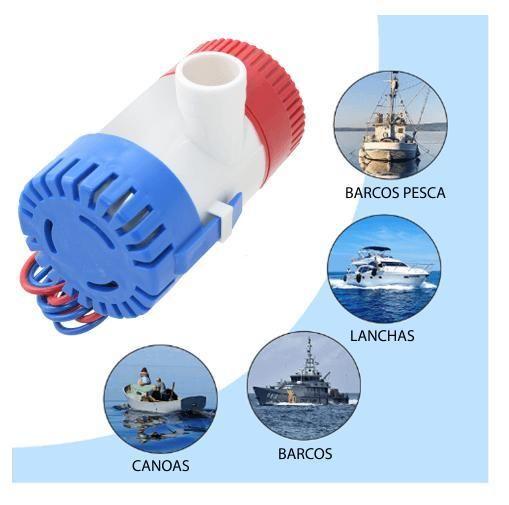 Bomba Porão Tira Agua Casco Barco Lancha Jet Ski 12V 1100Gph - Shopdapesca Imagem de Bomba Porão Tira Agua Casco Barco Lancha Jet Ski 12V 1100Gph