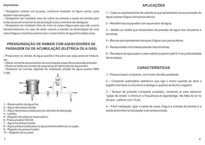 Imagem de Bomba pressurizadora mod gp 140pps - inova