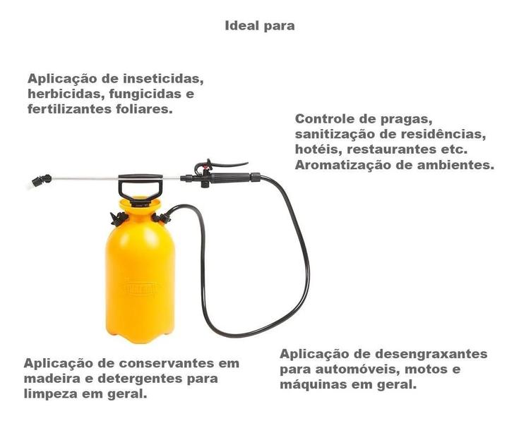 Imagem de Bomba Pulverizador Manual Agrícola Jardim Guarany 7,6 Litros